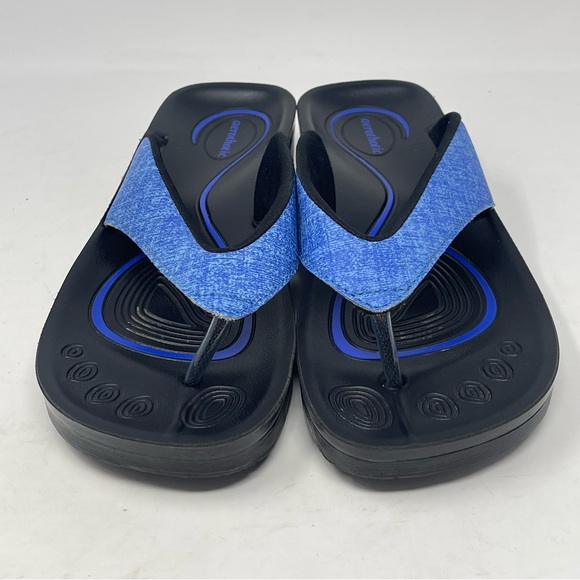 Aerothotic Original Orthotic Comfort Flip Flops Sandals Womens 5 EU 36 Blue - Picture 5 of 13